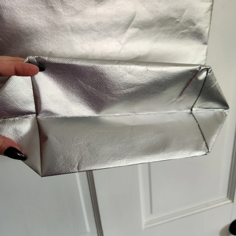 Athleta Silver Reusable Tote Bag